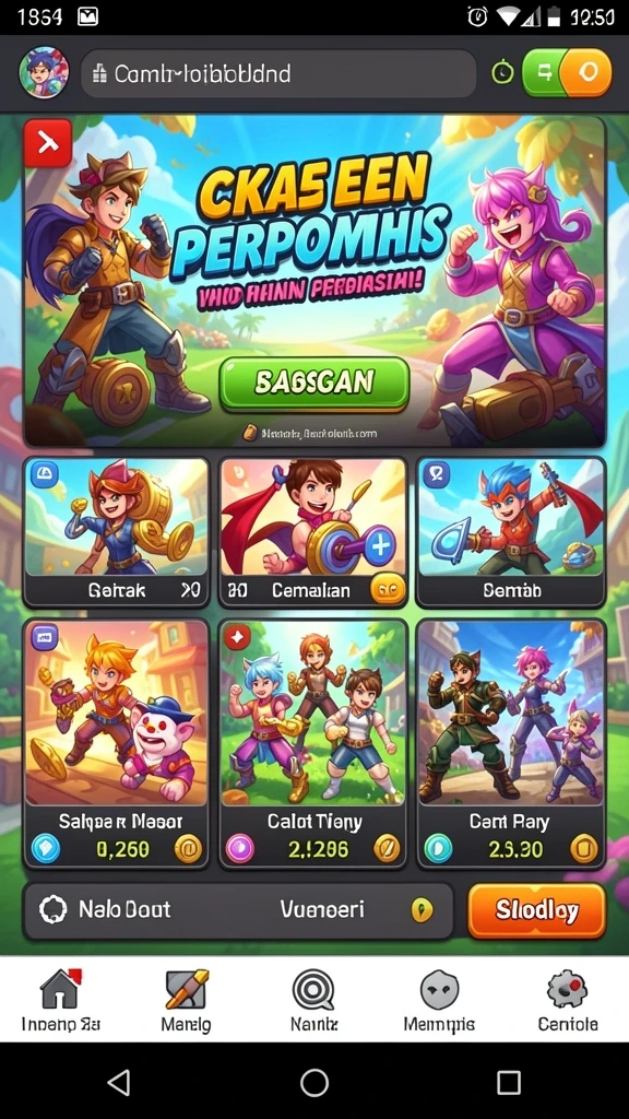 2739 - Suasana dunia maya yang menakjubkan dan penuh warna.