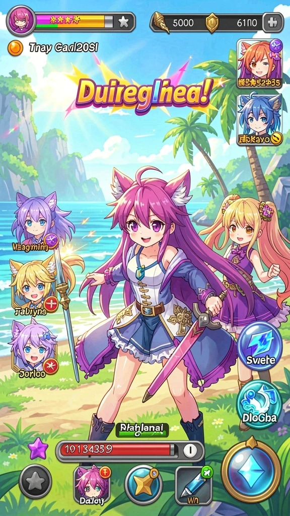 73k - Tangkapan layar memperlihatkan mode permainan multiplayer yang seru.