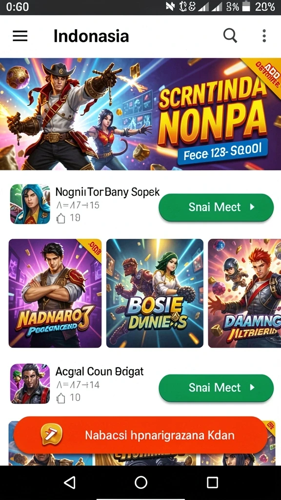 888idr - Tampilan antarmuka yang menarik dari aplikasi 888IDR.