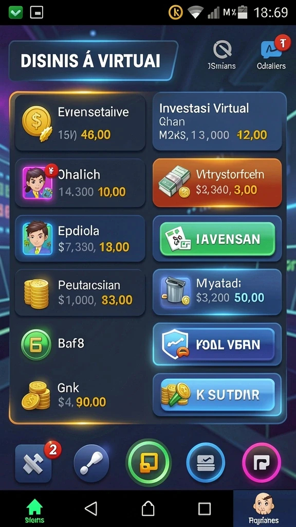 9zk - Screenshot memperlihatkan grafis menawan dari latar belakang permainan.