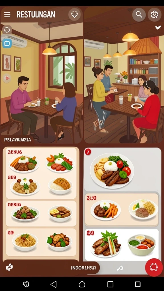 fb168 - Tampilan menu utama FB168 yang menarik.