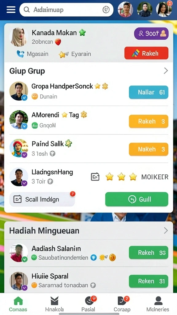 g668 - Screenshot menunjukkan karakter utama dalam pertempuran.