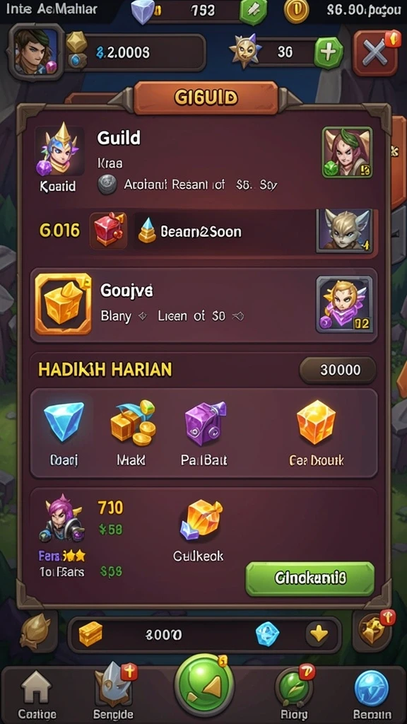 kingslot - Tampilan antarmuka yang user-friendly dan menarik.