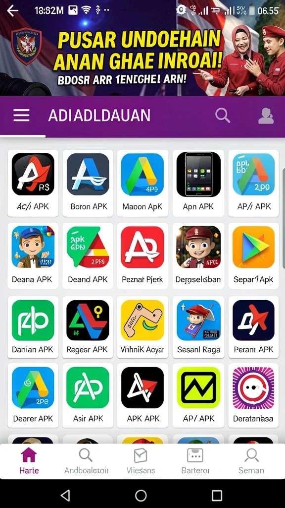 rejeki - Tampilan menarik dari antarmuka permainan REJEKI.