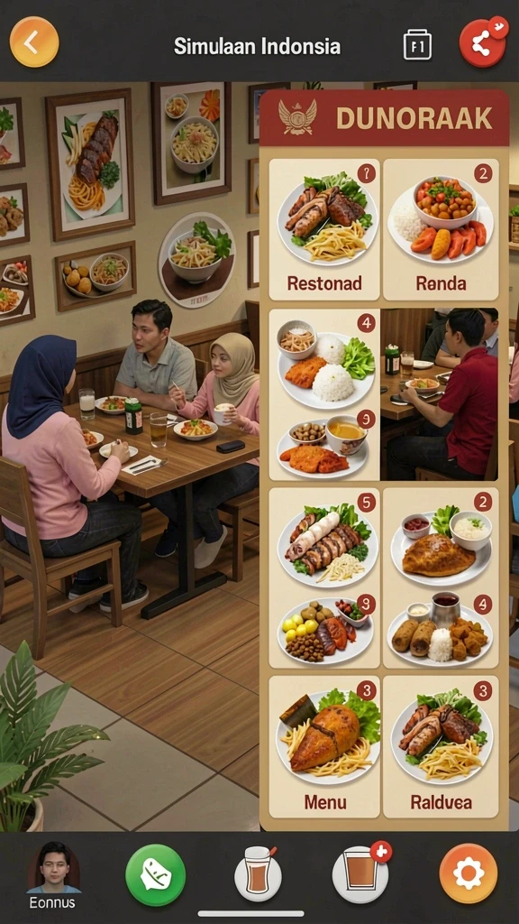 rvip3 - Karakter yang dapat dikustomisasi sesuai keinginan pemain.