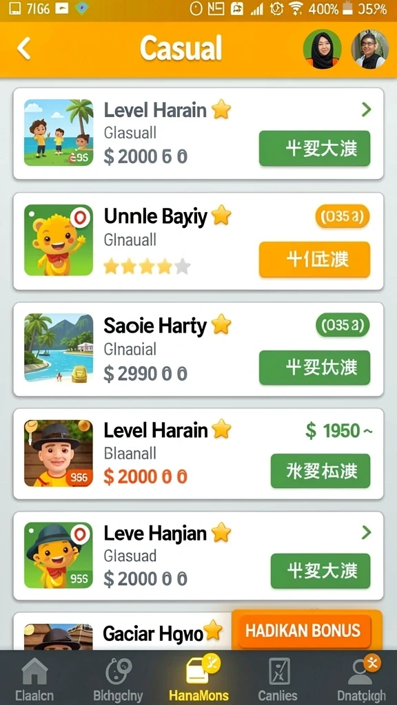 serubet - Screenshot menunjukkan tampilan utama aplikasi SERUBET.