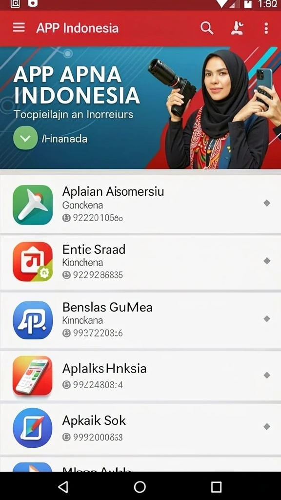 surga11 - Tampilan antarmuka yang sederhana dan mudah digunakan.