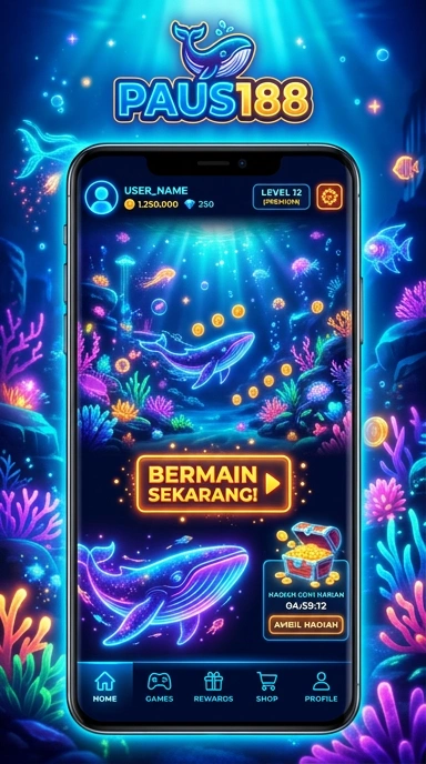 Layar utama paus188 — antarmuka bersih setelah instalasi